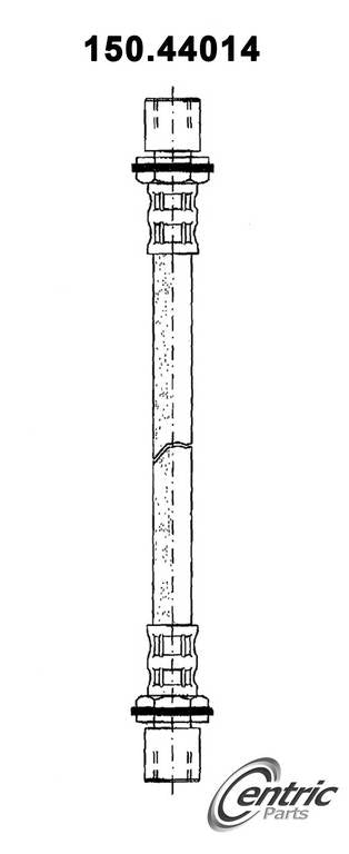 Centric Parts Brake Hydraulic Hose 150.44014