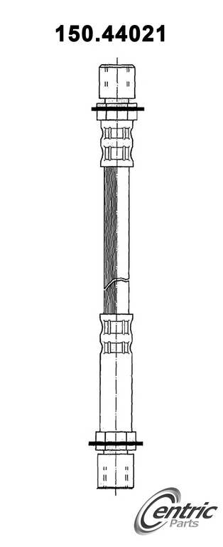 Centric Parts Brake Hose 150.44021
