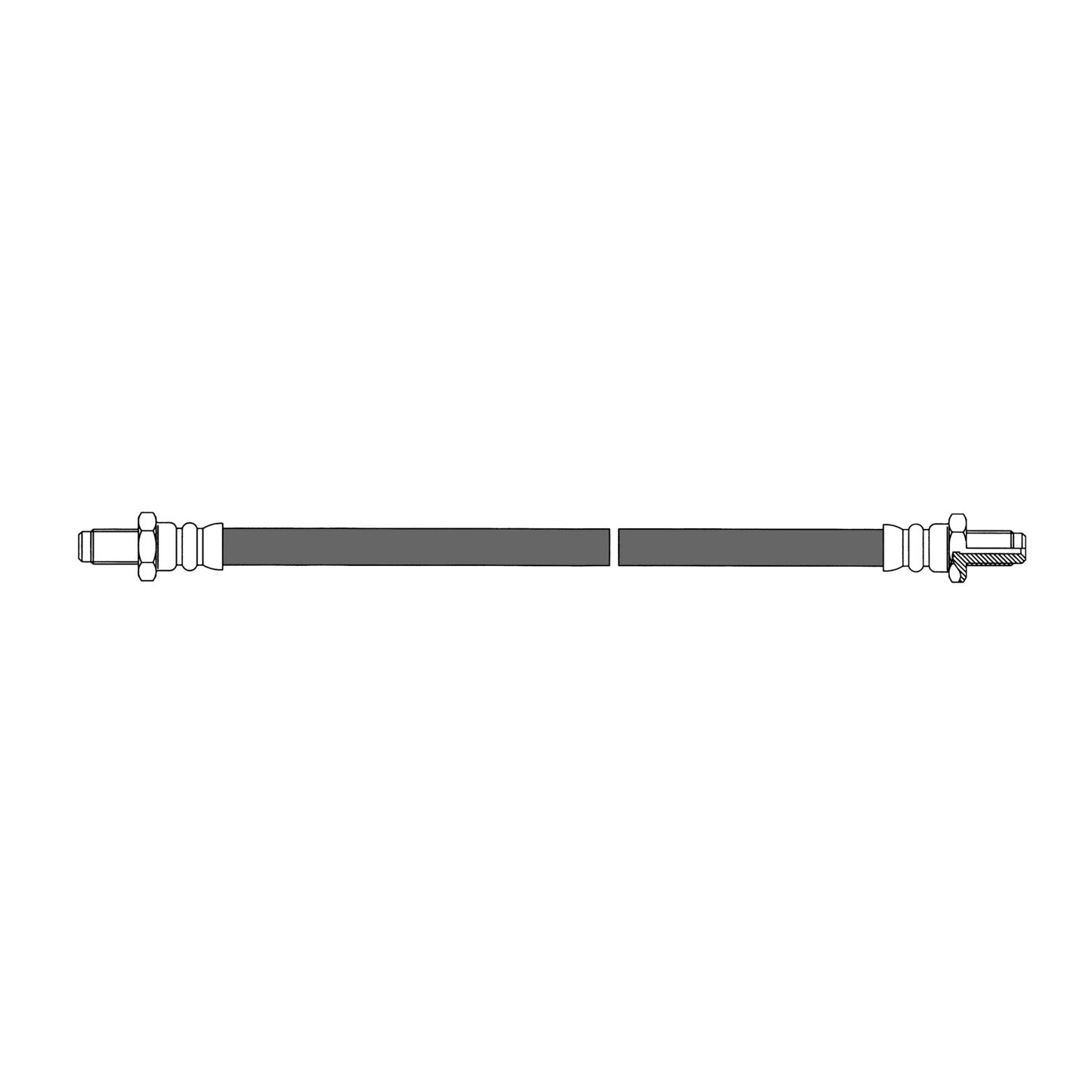 Centric Parts Brake Hydraulic Hose for Toyota Celica 1985-1982 Pickup 1983-1978 150.44025