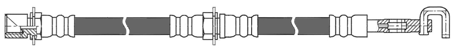 Centric Parts Brake Hose 150.44053