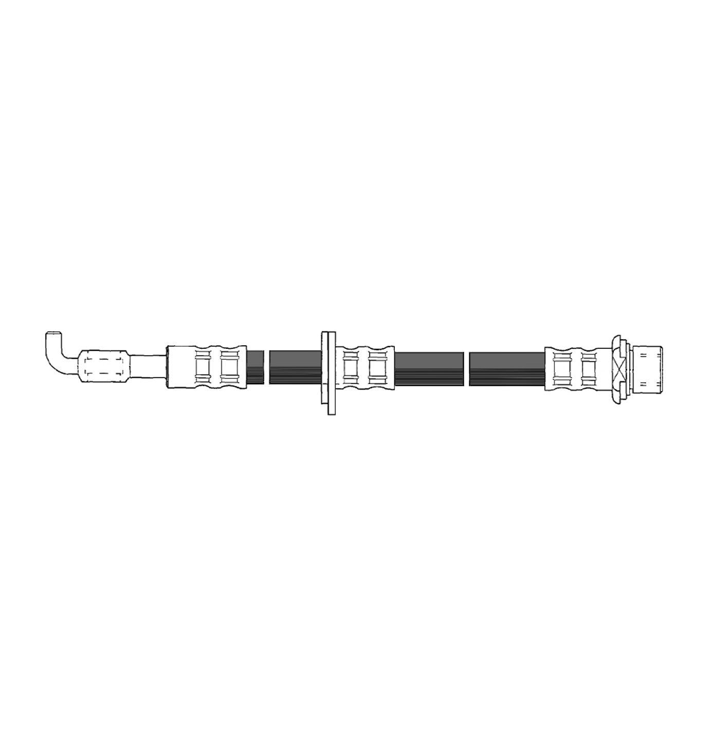 Centric Parts Brake Hydraulic Hose for 1992-1999 Toyota Paseo 1991-1999 Tercel 150.44057