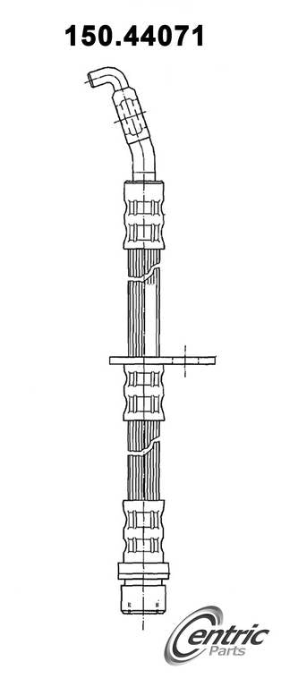 Centric Parts Brake Hose 150.44071