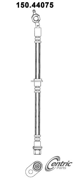 Centric Parts Brake Hydraulic Hose 150.44075
