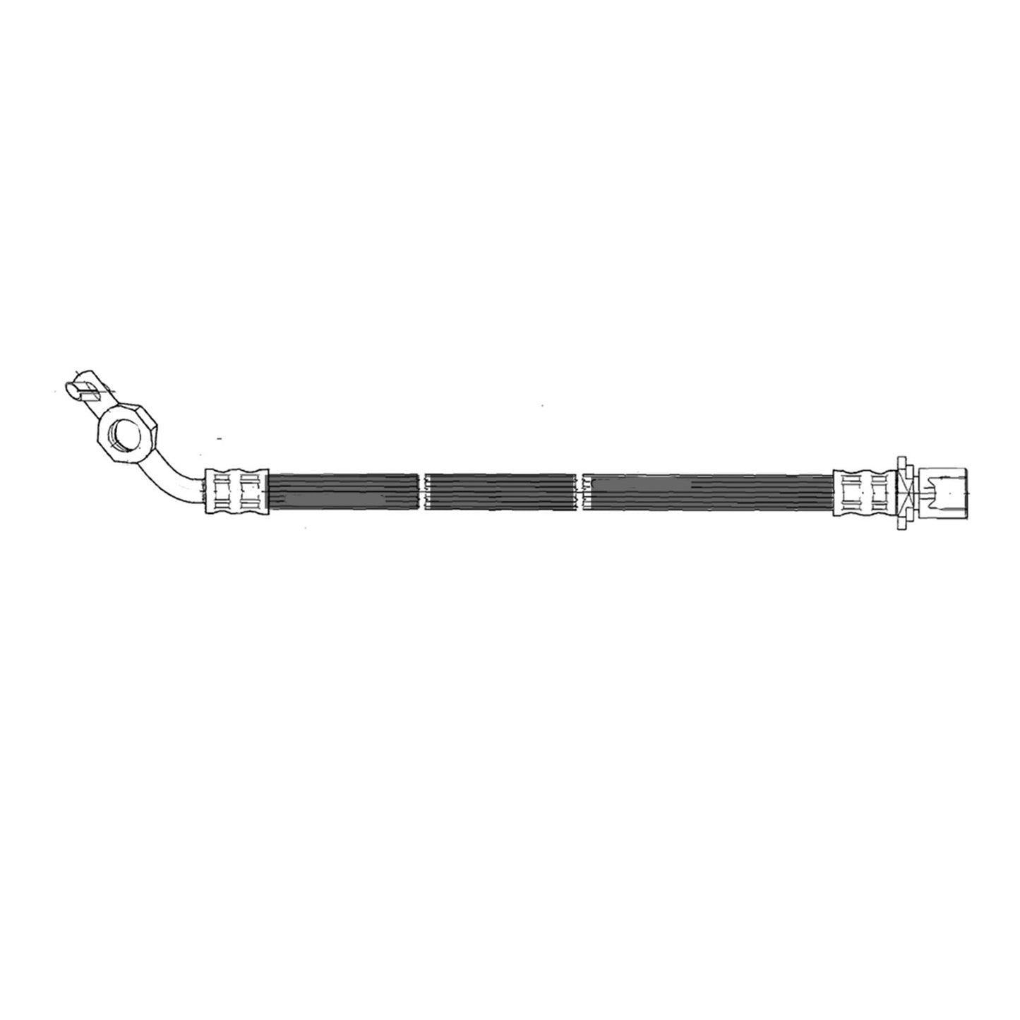 Centric Parts Brake Hydraulic Hose 150.44109