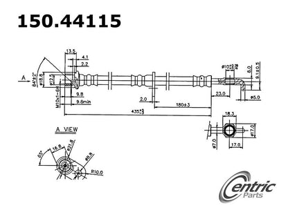 Centric Parts Brake Hose 150.44115
