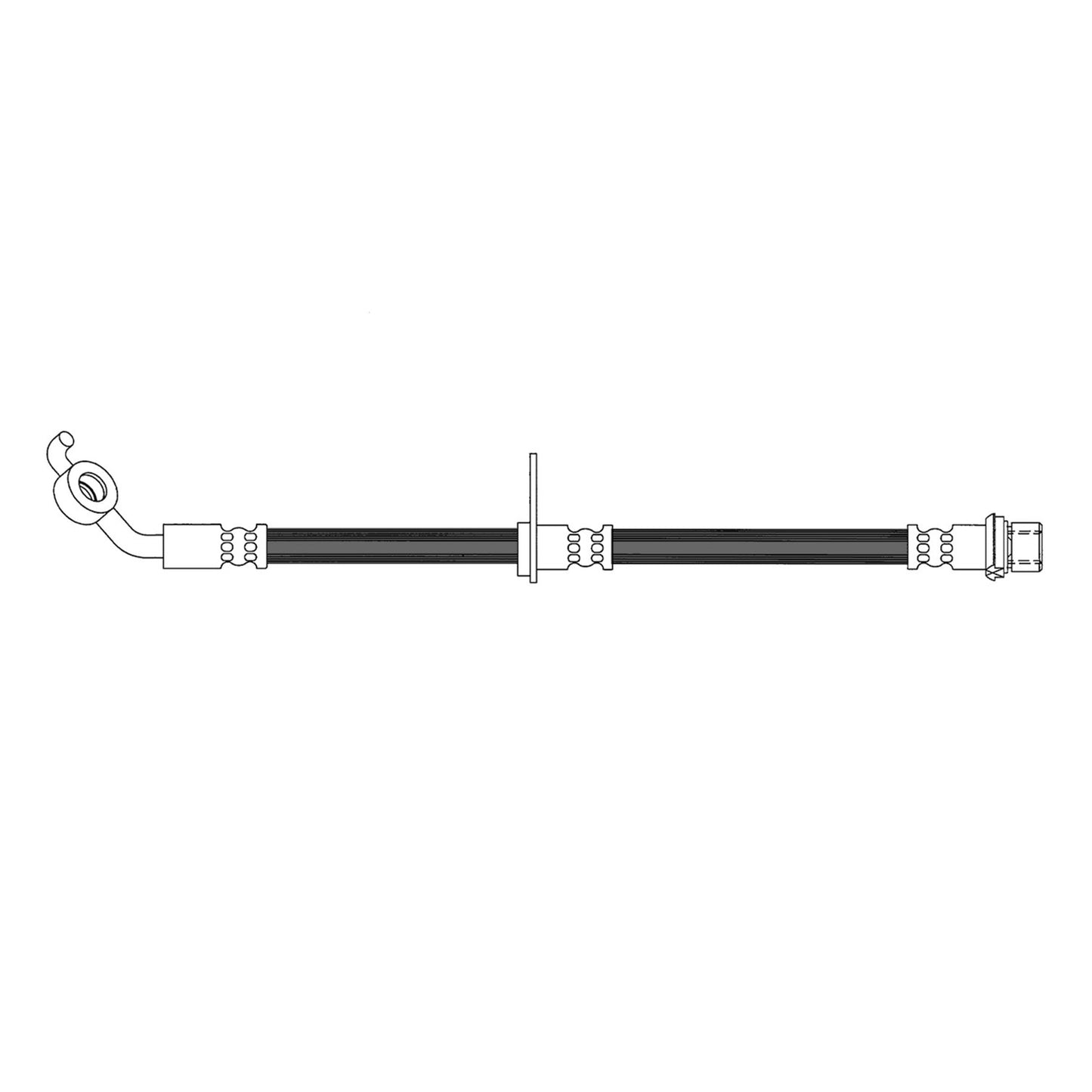 Stoptech Centric Brake Hose - Front Right 150.44117
