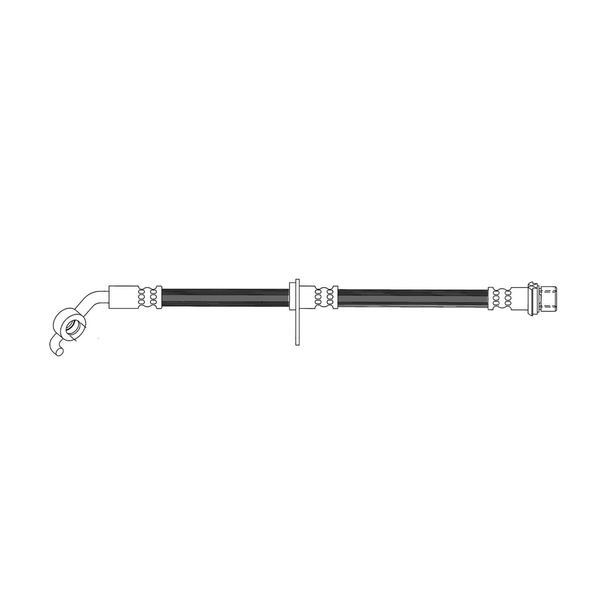 Stoptech Centric Brake Hose - Front Left 150.44118