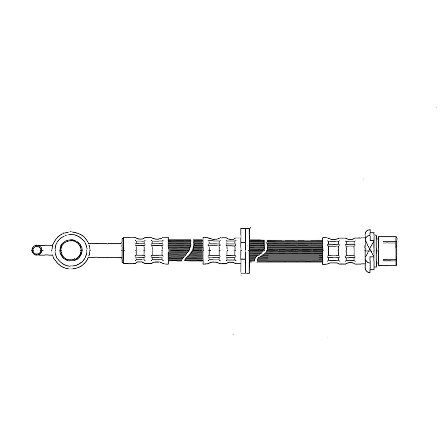 Centric Parts Brake Hydraulic Hose 150.44123