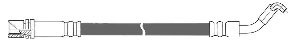 Centric Parts Brake Hydraulic Hose for 2006-2013 Lexus IS250 150.44127