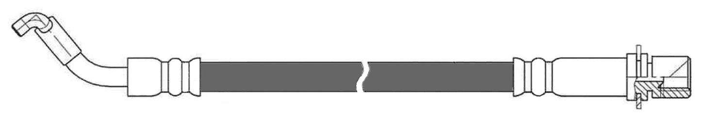 Centric Parts Brake Hose 150.44128