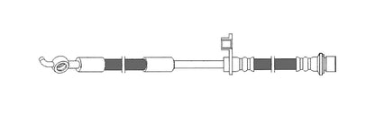 Stoptech Centric 06-13 Toyota Yaris Front Passenger Side Brake Hose 150.44131