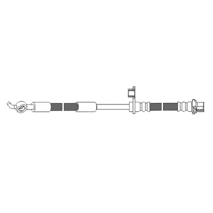 Centric Parts Brake Hydraulic Hose for Lexus NX300h 2015-2017 Scion xD 2008-2014 Toyota Prius C 2012-2021 Yaris 2006-2015 150.44132