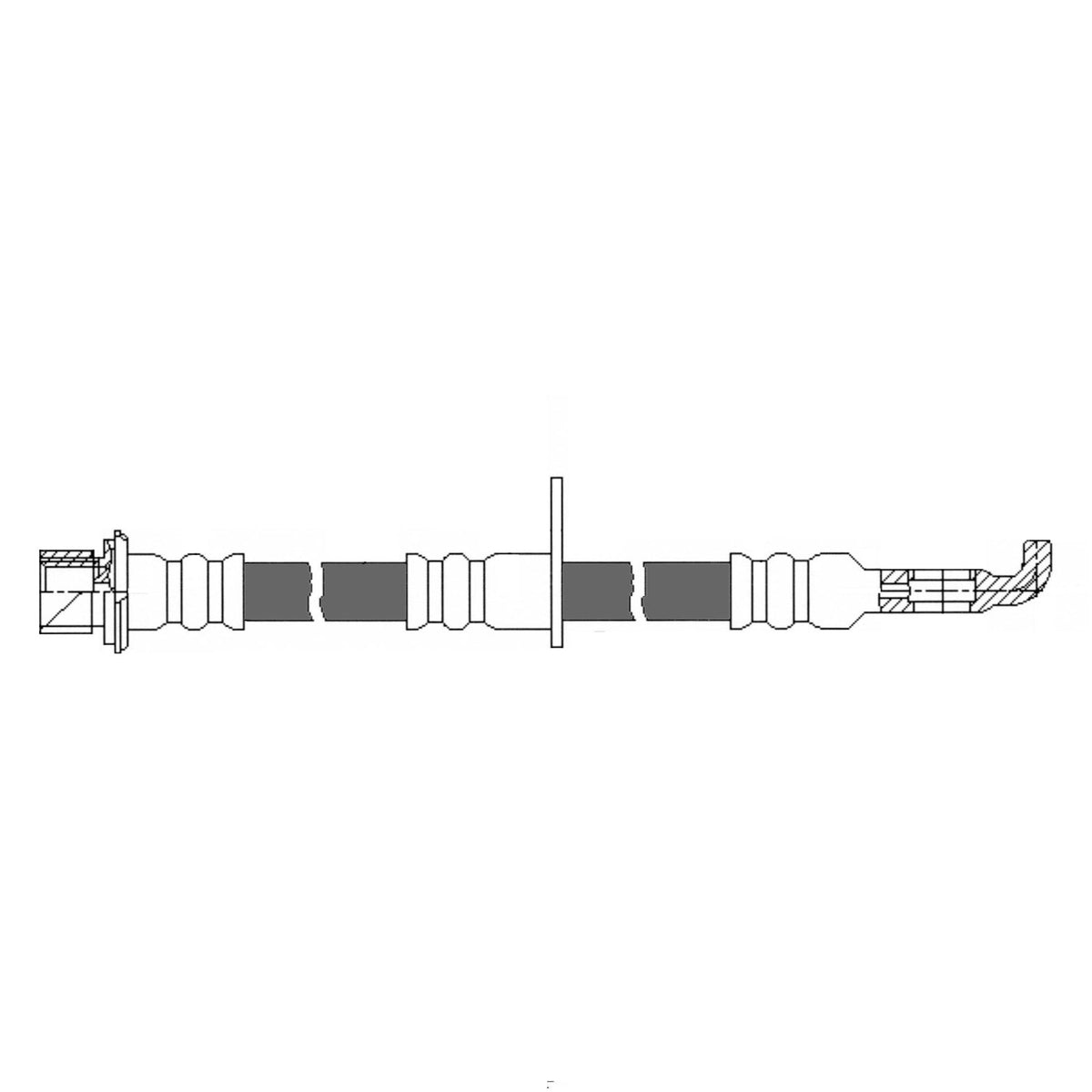 Centric Parts Brake Hose 150.44135