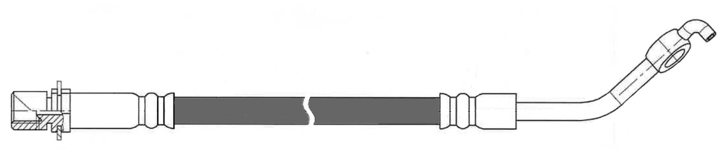Centric Parts Brake Hydraulic Hose 150.44157