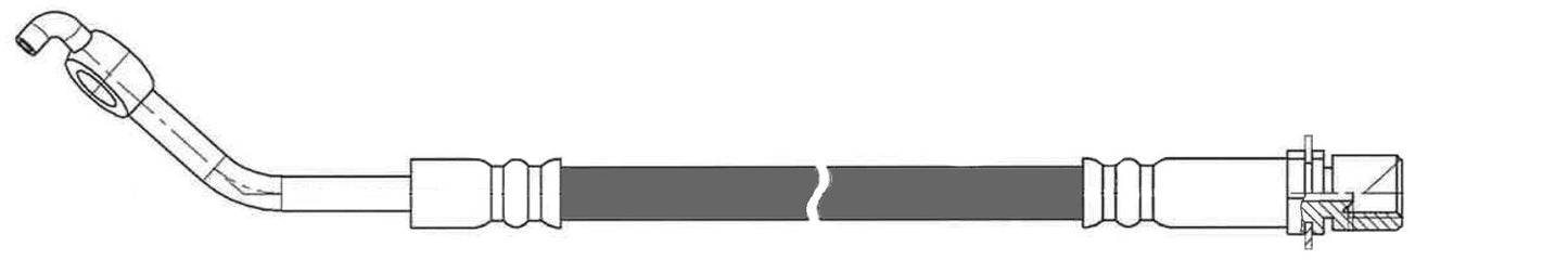 Centric Parts Brake Hydraulic Hose 150.44158