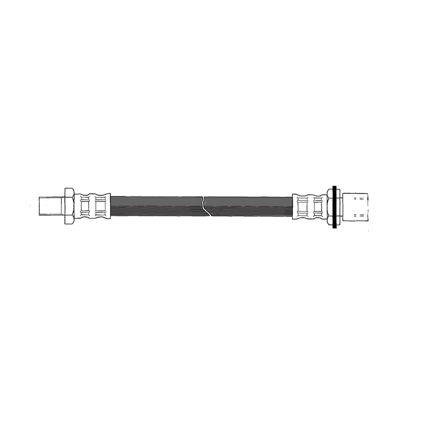 Centric Parts Brake Hydraulic Hose for 1985-1982 Toyota Celica 150.44310