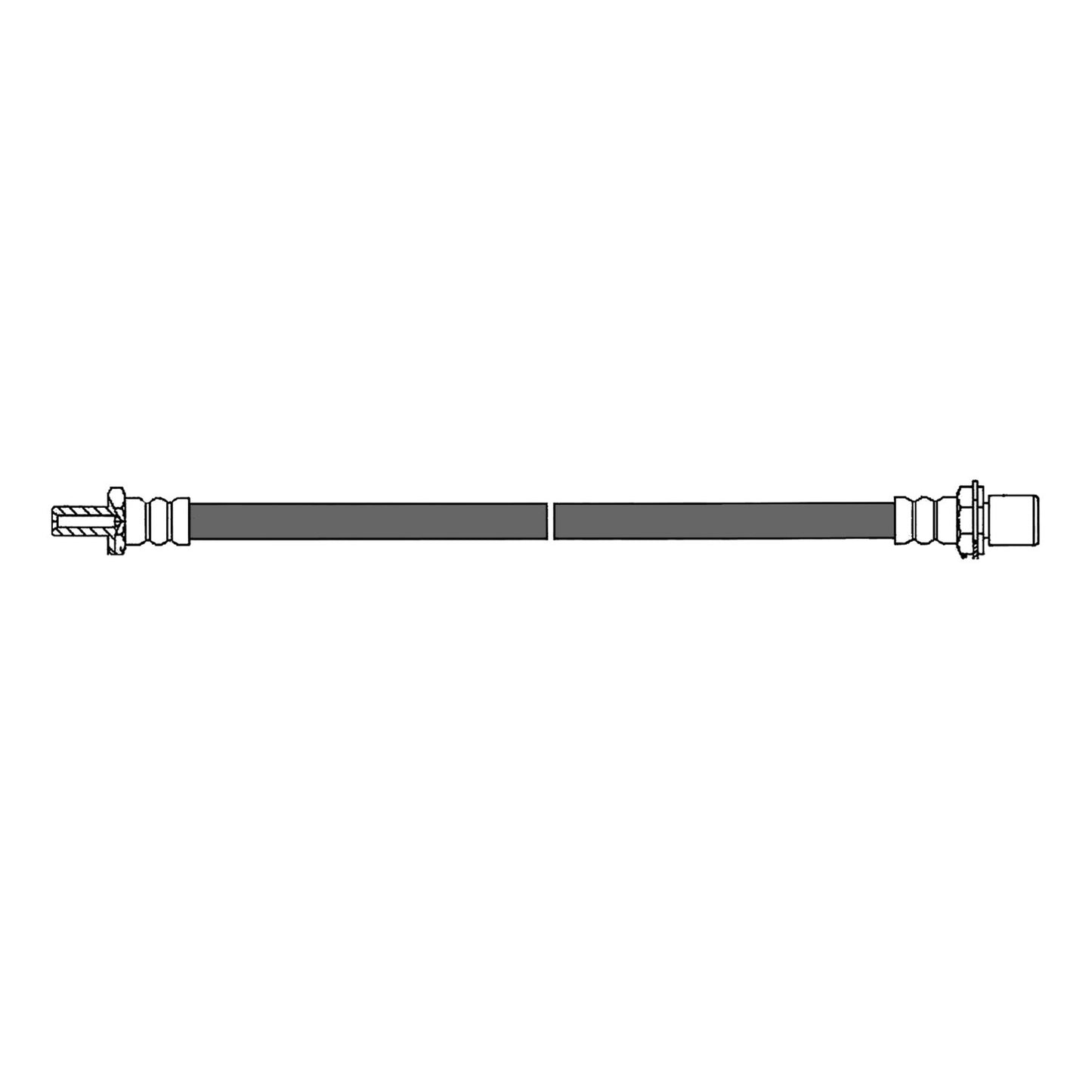Centric Parts Brake Hydraulic Hose for Toyota Cressida 1980-1978 Land Cruiser 1989-1985 150.44315