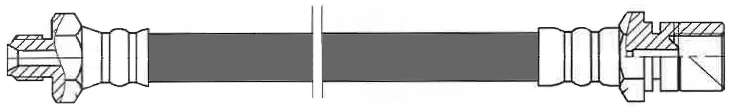 Centric Parts Brake Hose 150.44325