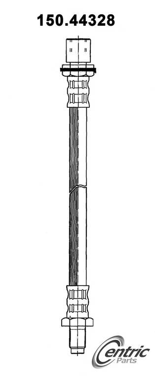 Centric Parts Brake Hydraulic Hose 150.44328