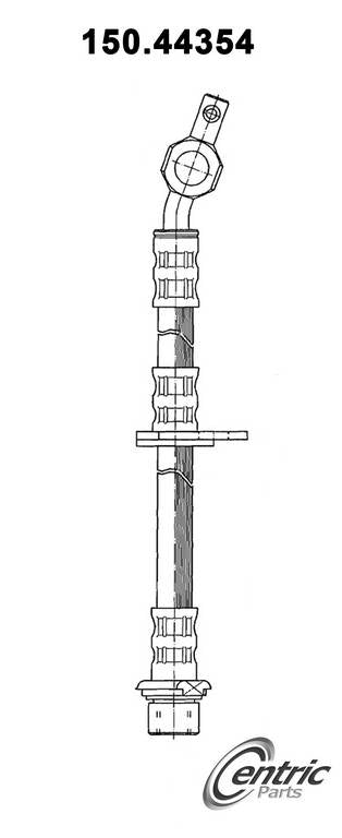 Centric Parts Brake Hydraulic Hose 150.44354