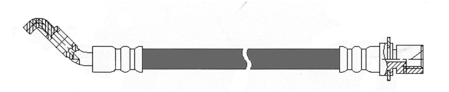 Centric Parts Brake Hose 150.44360