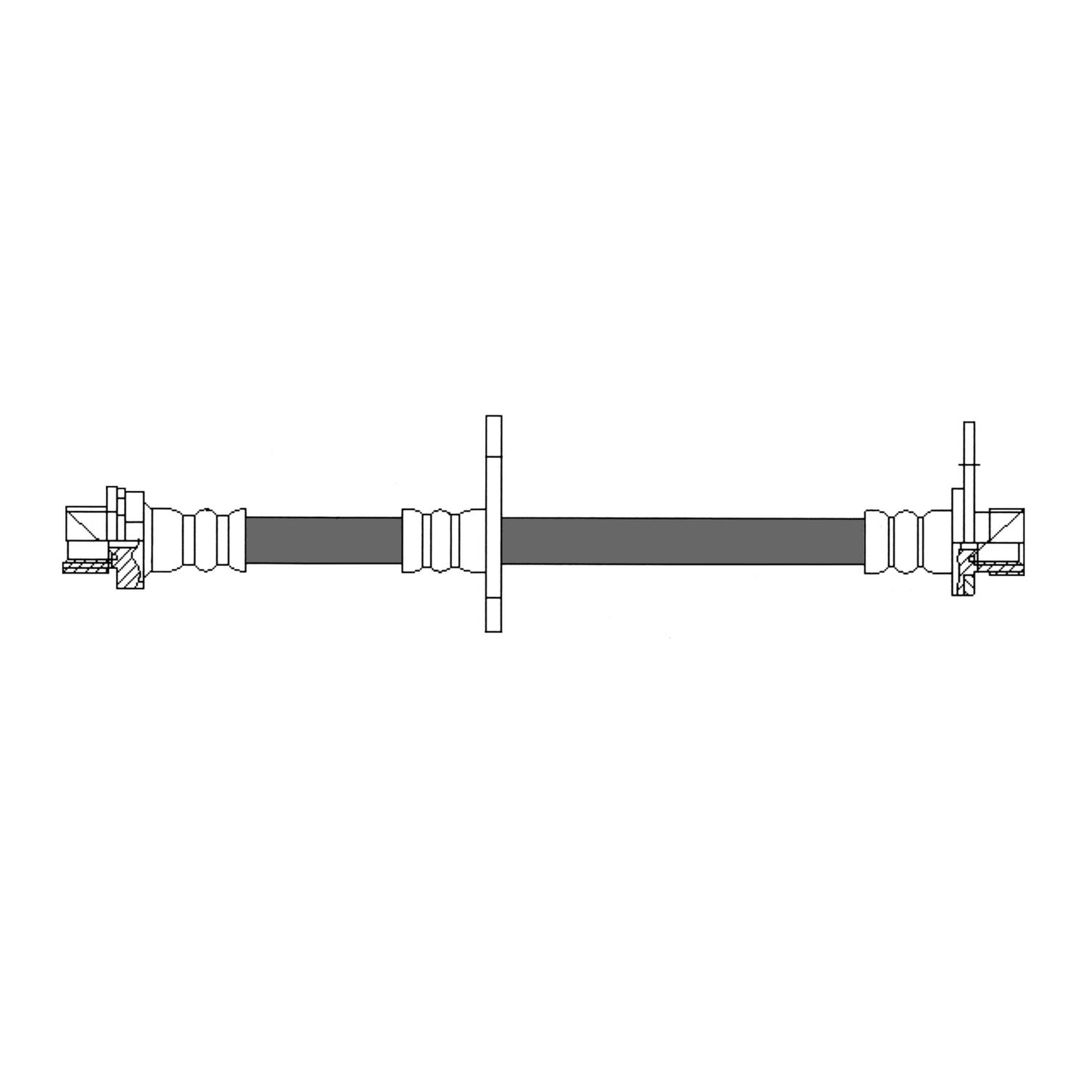 Centric Parts Brake Hose 150.44395