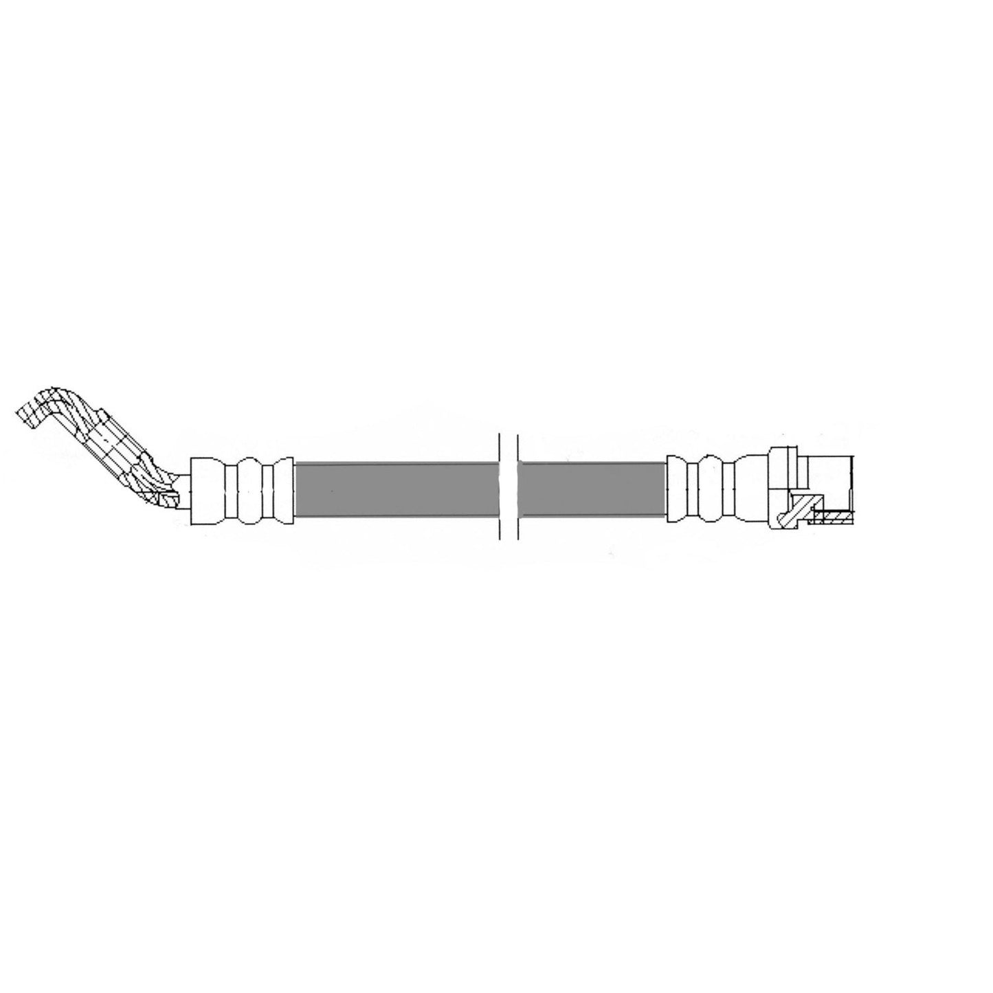 Centric Parts Brake Hydraulic Hose 150.44396