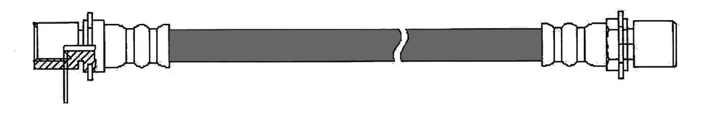 Centric Parts Brake Hydraulic Hose 150.44400