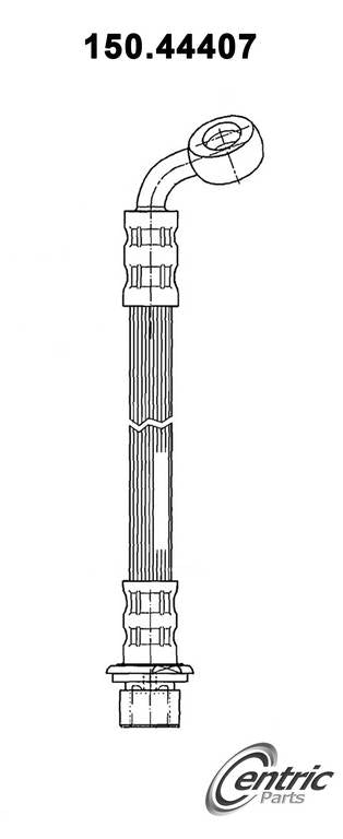 Centric Parts Brake Hydraulic Hose 150.44407
