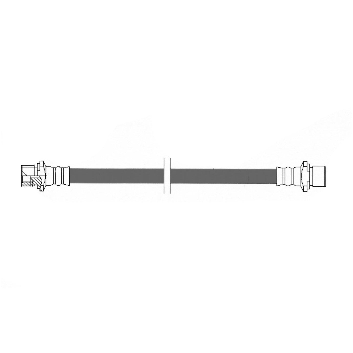 Centric Parts Brake Hydraulic Hose 150.44409