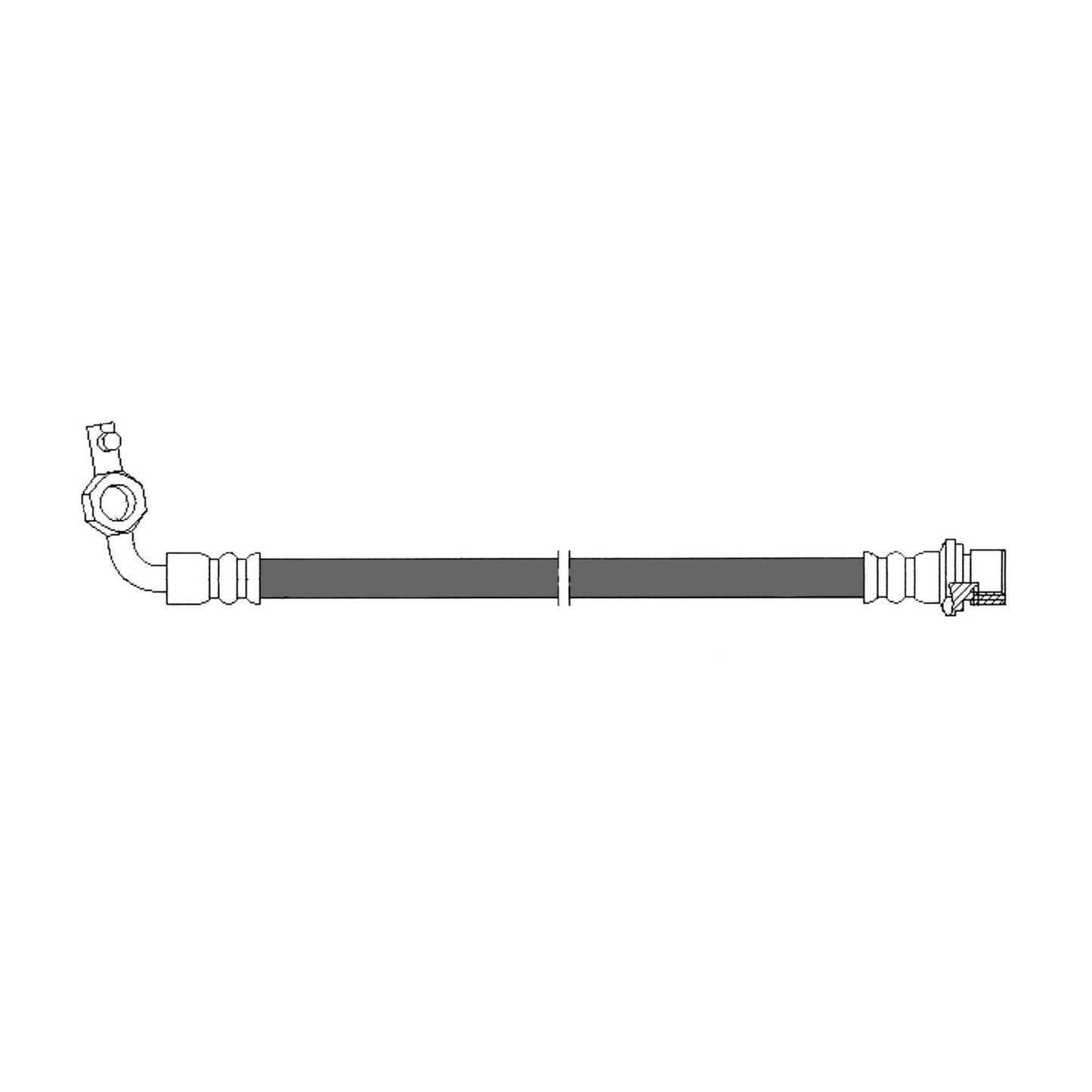 Centric Parts Brake Hydraulic Hose 150.44411