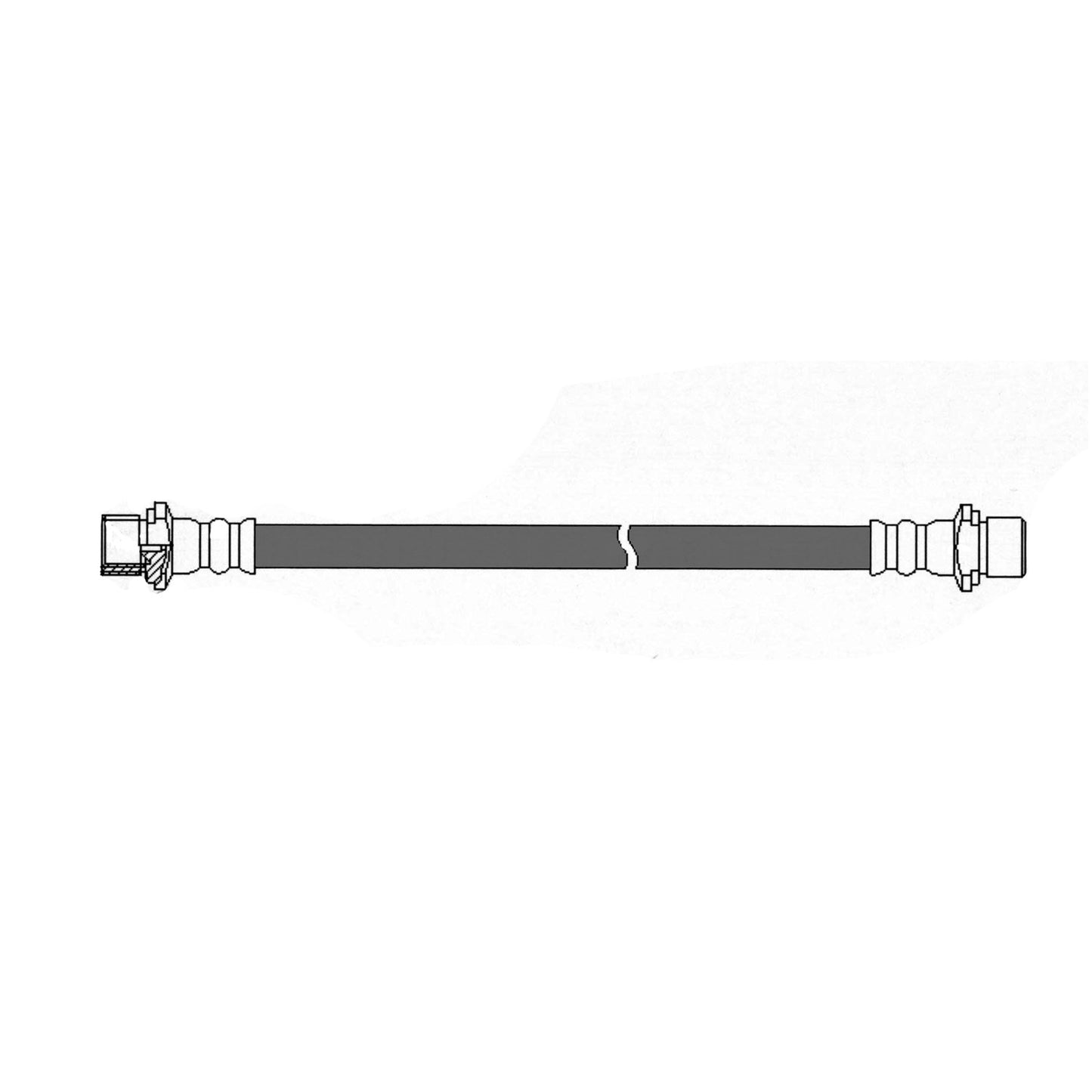 Centric Parts Brake Hydraulic Hose 150.44418