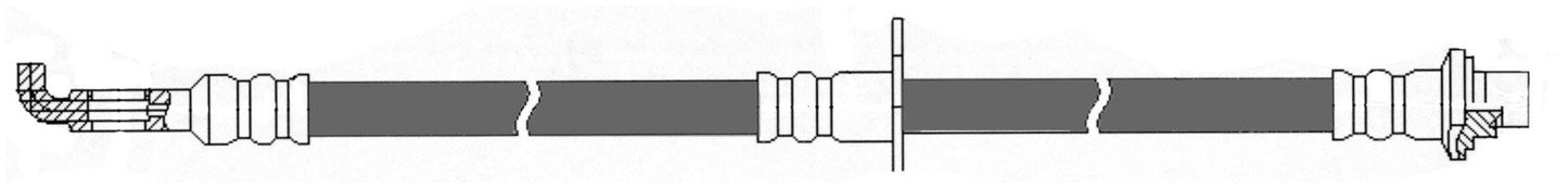 Centric Parts Brake Hose 150.44432
