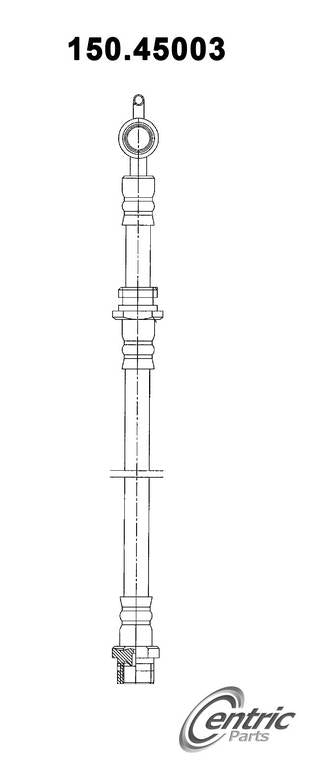 StopTech Brake Hose 150.45003