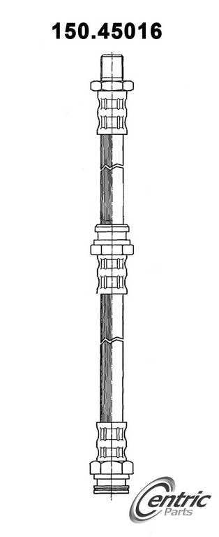 Centric Parts Brake Hose 150.45016