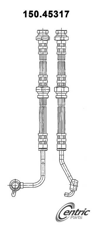 Centric Parts Brake Hose 150.45317