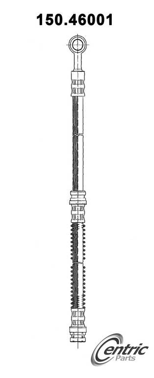 Centric Parts Brake Hydraulic Hose 150.46001