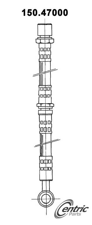 Centric Parts Brake Hose 150.47000