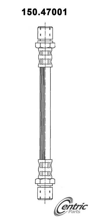 Centric Parts Brake Hose 150.47001