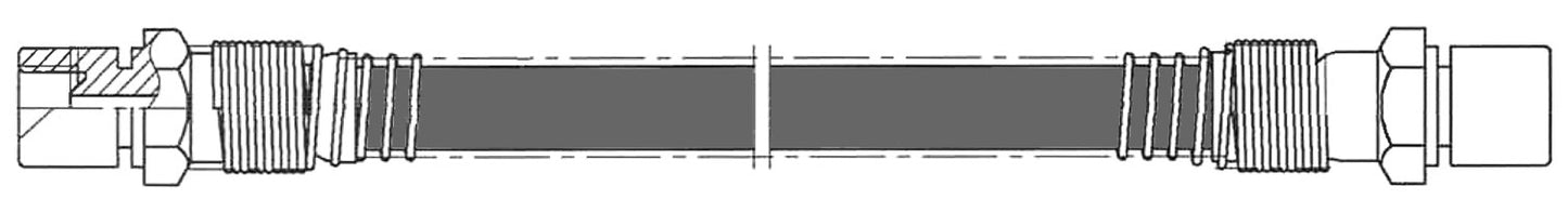 Centric Parts Brake Hose 150.47004