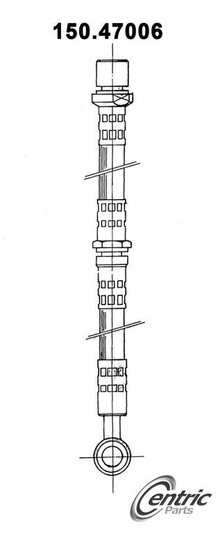 Centric Parts Brake Hose 150.47006