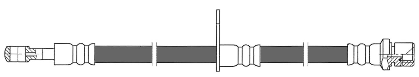 Stoptech Centric Brake Hose - Front Left 150.47040