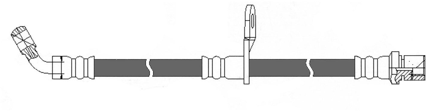 Centric Parts Brake Hose 150.47326