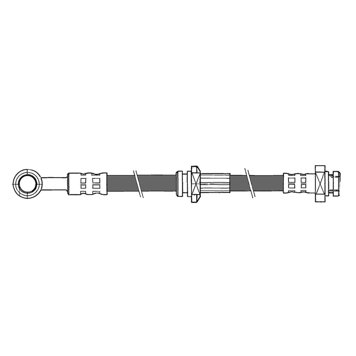 Centric Parts Brake Hydraulic Hose 150.48012