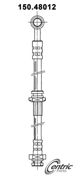 Centric Parts Brake Hydraulic Hose 150.48012
