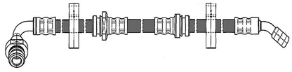 Centric Parts Brake Hydraulic Hose 150.48014