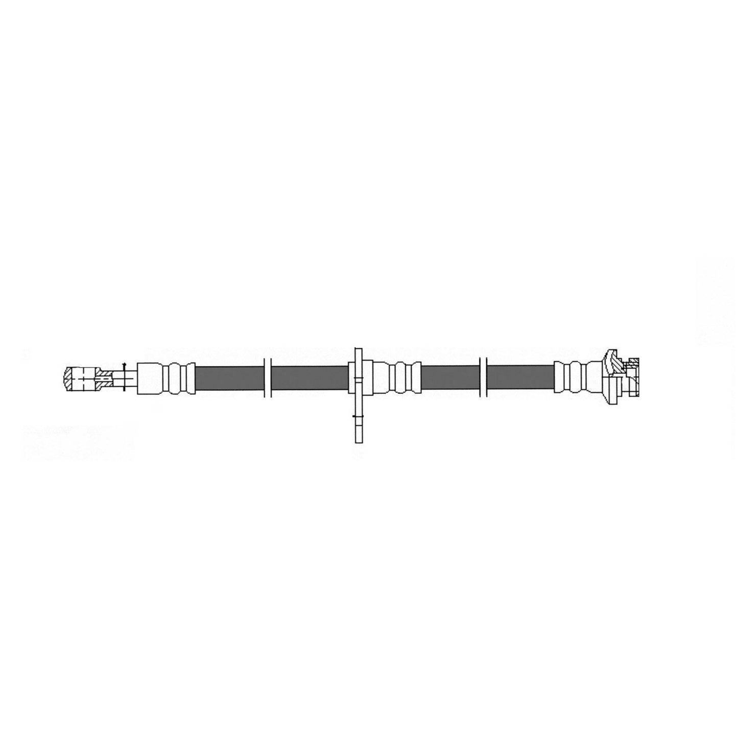 Centric Parts Brake Hydraulic Hose 150.48031