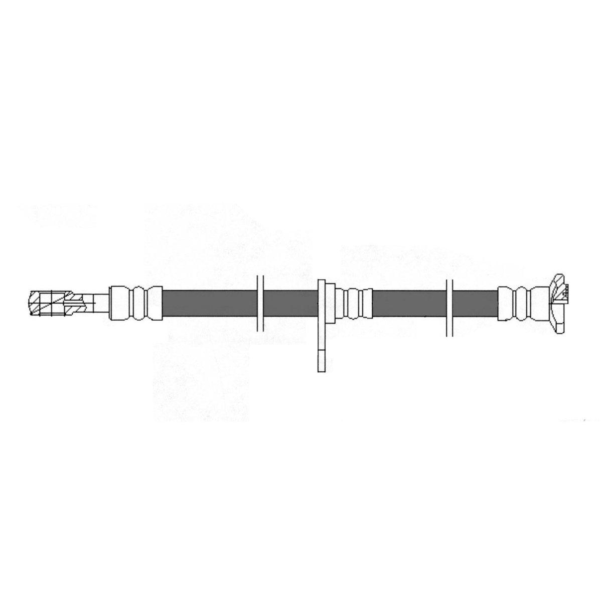 Centric Parts Brake Hydraulic Hose 150.48032