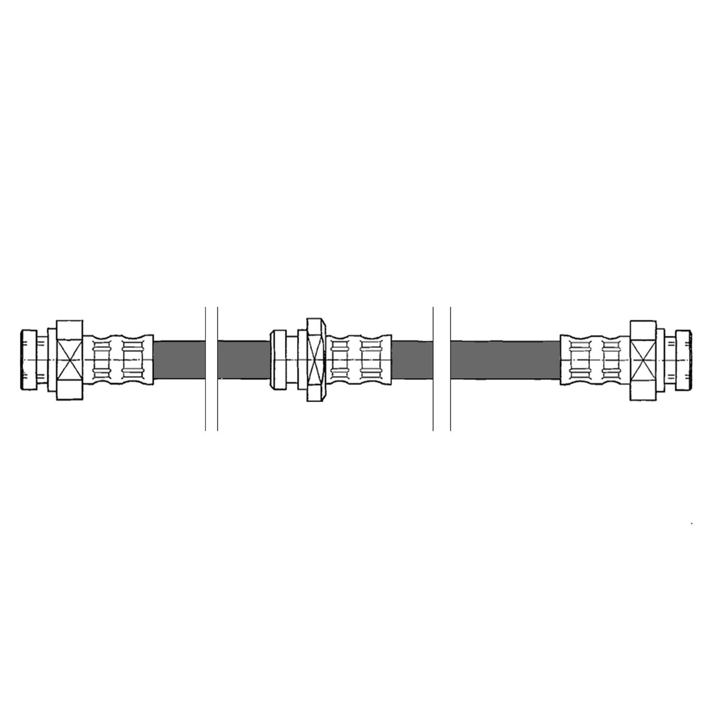 Centric Parts Brake Hose 150.48313