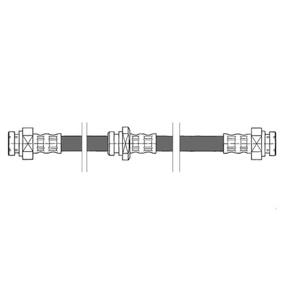 Centric Parts Brake Hydraulic Hose for 2001-1998 Chevrolet Metro 1997-1989 Geo Metro 2001-1989 Suzuki Swift 150.48313